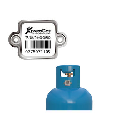 Streepjescode van de het Aftastencilinder van de Xiangkang de Speciale Materiële UvdieBescherming QR voor Vloeibaar Gas wordt toegepast