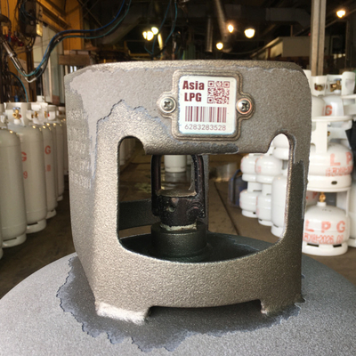 Het roestvrije Ceramische de Markering van de Cilinderstreepjescode Anti Branden met Rubberdekking