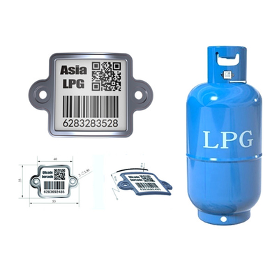Van de de Cilinderstreepjescode van LPG Trackable van de de Corrosieweerstand QR de Activaetiketten