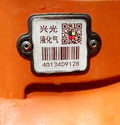 Sterke Permanente LPG-Cilinderstreepjescode Anti Afdankende OEM