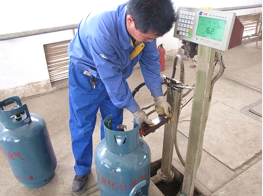 Afdeling van de Gasfles vullende machines 50g van LPG van ATEX de Explosiebestendige
