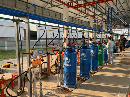 De multi Vullende Schalen van het Type Vloeibare Gas voor LPG-Gasbenzinestation