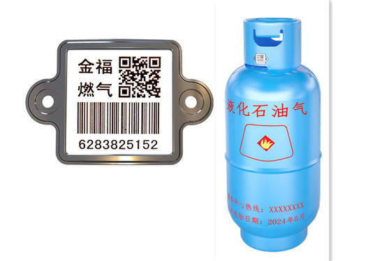Van de de krasweerstand UID QR 304 van de XiangKang hete verkoop van de het staalglans de gasflesstreepjescodes