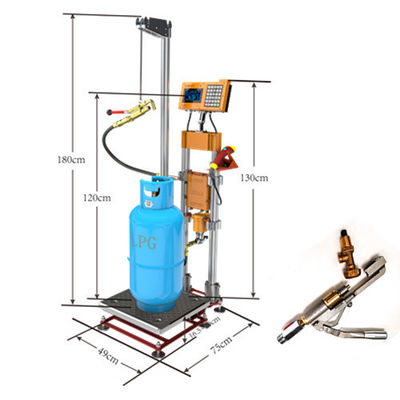 atex Explosiebestendige LPG die draadloze de gegevensoverdracht koken van de Gasfles Vullende Machine
