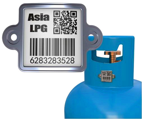 LPG-de Codeactiva van Qr van het Gasmetaal het Ceramische Volgen met Draadloze Database