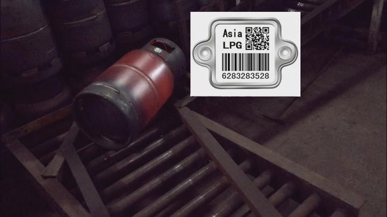 LPG-van het Metaal Ceramische Volgende Qr van de Gasflesstreepjescode SS304 de Codestreepjescode