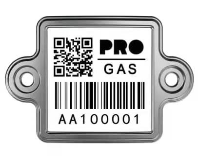 QR Code 304 het Gas van LPG van de Staalglans het Volgen Waterweerstand