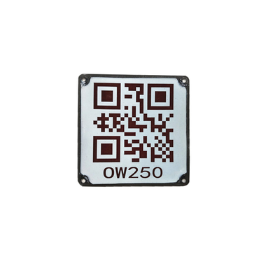 Het vierkante LPG-Naambord van het Cilinder Volgende QR Code voor Leveringsauto