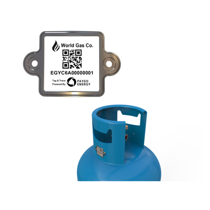 Van de de Cilinderstreepjescode van lpg de Duurzame Openlucht 20 door PDA aftasten of Mobiele Jaar die eenvoudig